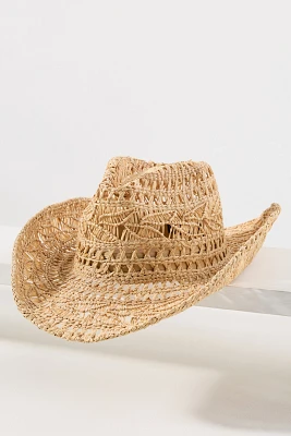 Wyeth Flat-Brim Straw Rancher