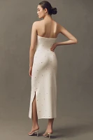 Endless Rose Strapless Pearl Midi Dress