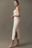 Endless Rose Strapless Pearl Midi Dress