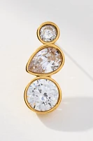 Mixed Crystal Drop Earrings