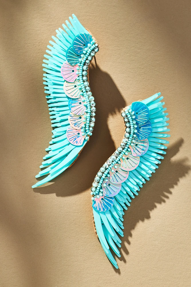 Mignonne Gavigan Shell Sequin Madeline Earrings