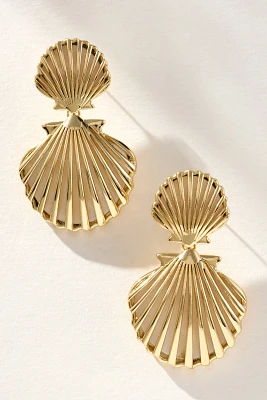 BaubleBar Marni Seashell Drop Earrings