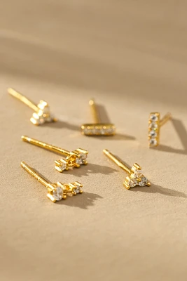 BaubleBar Lottie 18k Gold-Plated Earring Set