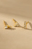 BaubleBar Lottie 18k Gold-Plated Earring Set