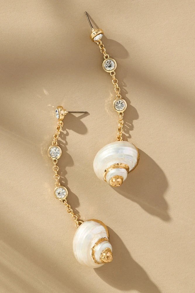 BaubleBar Marina Shell Drop Earrings