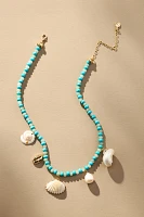 BaubleBar Beck Shell Beaded Necklace