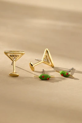 BaubleBar Pimento Memento Martini Earring Set