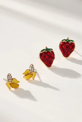 BaubleBar Fruit For Thought Earring Set