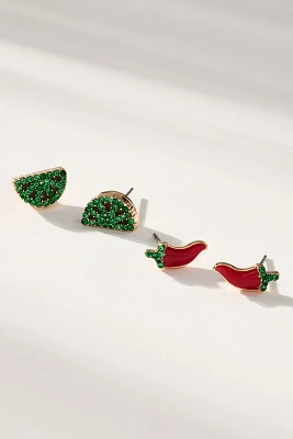 BaubleBar Hot Take Veggie Earring Set