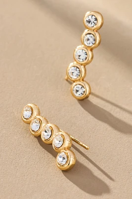 BaubleBar Vera Circle Crystal Earrings