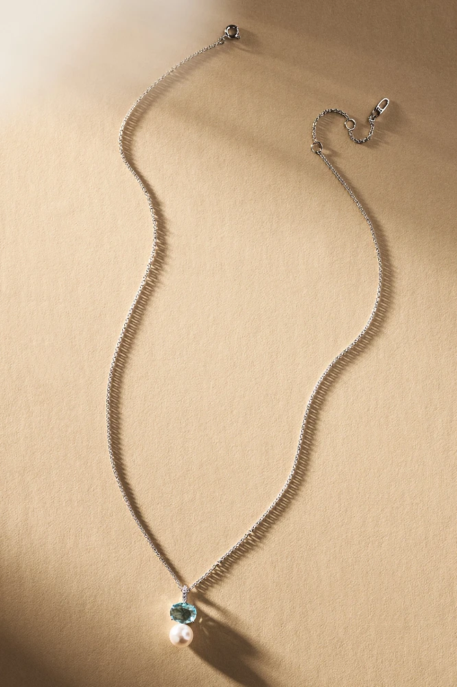 NADRI Natural Beauty Pearl Pendant Necklace