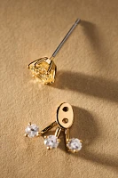 NADRI Natural Beauty Jacket Stud Earrings
