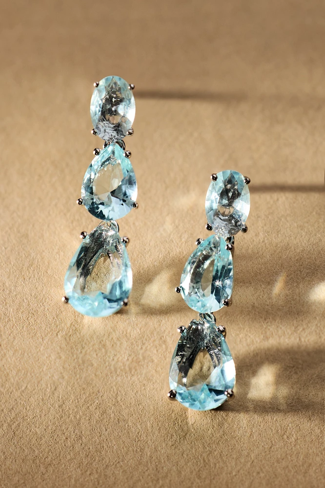 NADRI Natural Beauty Crystal Short Drop Earrings