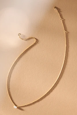 NADRI Modern Love Small Oval Crystal Necklace