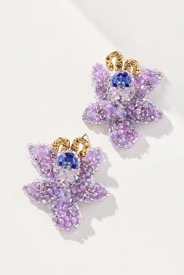 Mignonne Gavigan Manny Beaded Flower Earrings
