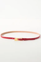 Skinny Square Buckle Belt