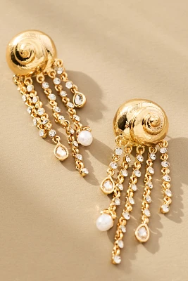 Casa Clara Siren Shell Drop Earrings