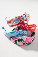 Everly Vibrant Print Knot Headband
