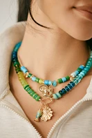 Beaded Charm Necklace