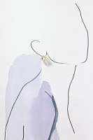 Mixed Metal Split Huggie Hoop Earrings
