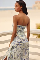 Vismaya Printed Cotton Scarf Top