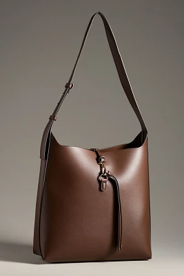 Mali + Lili Buckle Bucket Shoulder Bag