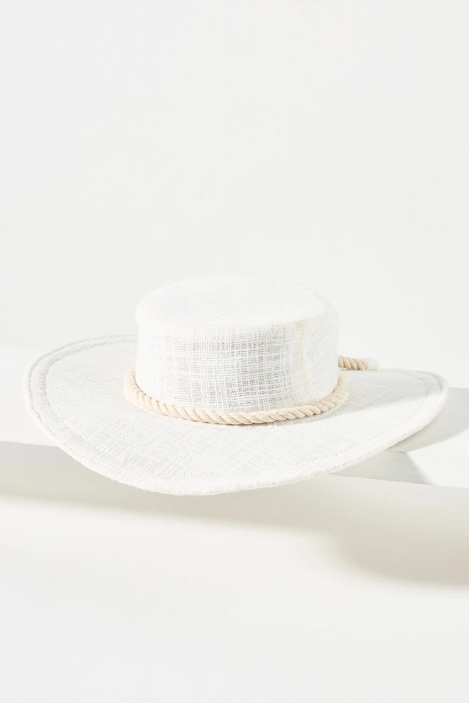 Brunna.Co Tatami Linen Jute Boater