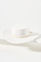 Brunna.Co Tatami Linen Jute Boater