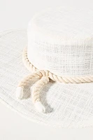 Brunna.Co Tatami Linen Jute Boater