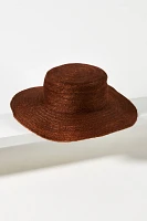 Brunna.Co Loli Jute Boater Hat