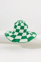 Brunna.Co Shilo Checkered Crochet Bucket Hat