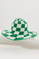 Brunna.Co Shilo Checkered Crochet Bucket Hat