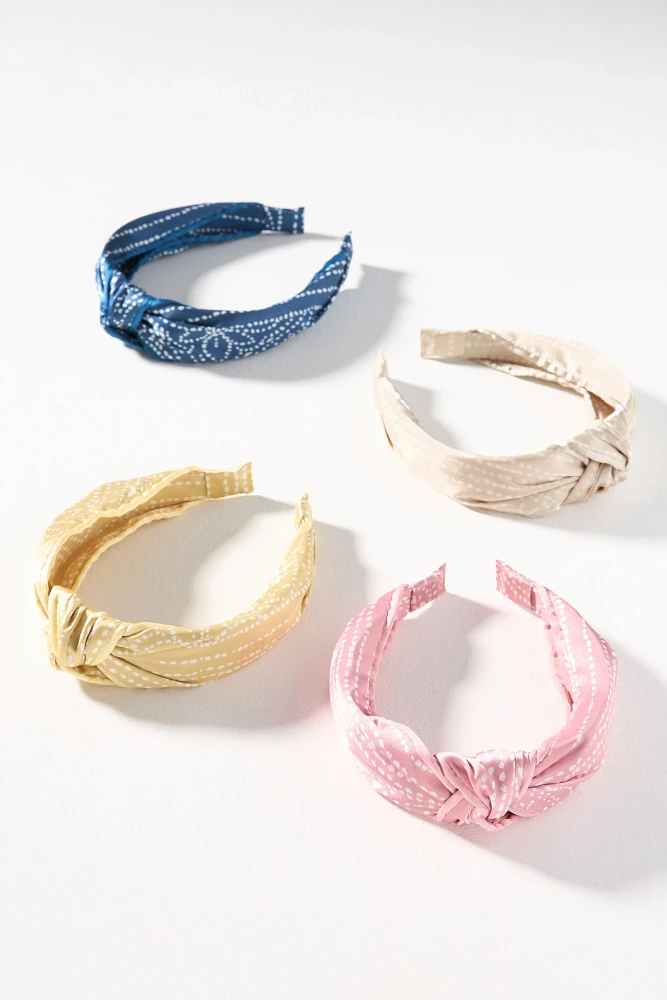 Everly Dotted Knot Headband