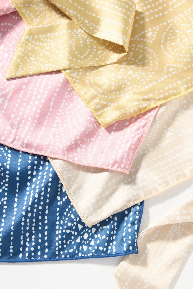 Dotted Print Hair Scarf