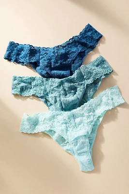 Hanky Panky Original High-Rise Thongs, Set of 3