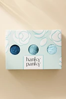 Hanky Panky Original High-Rise Thongs, Set of 3