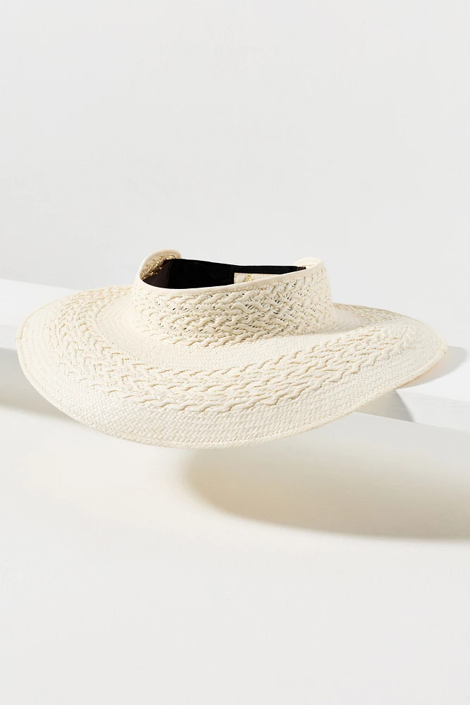 Freya Redwood Wide Straw Visor
