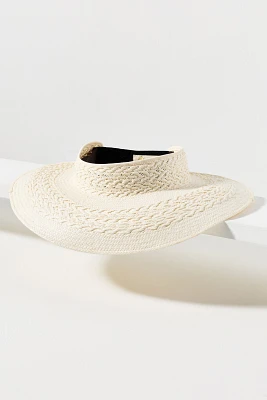 Freya Redwood Wide Straw Visor
