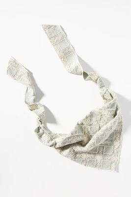 Embroidered Hair Scarf