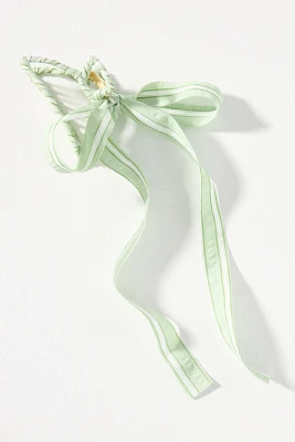 Clubhouse Striped Bow Hair Claw Clip