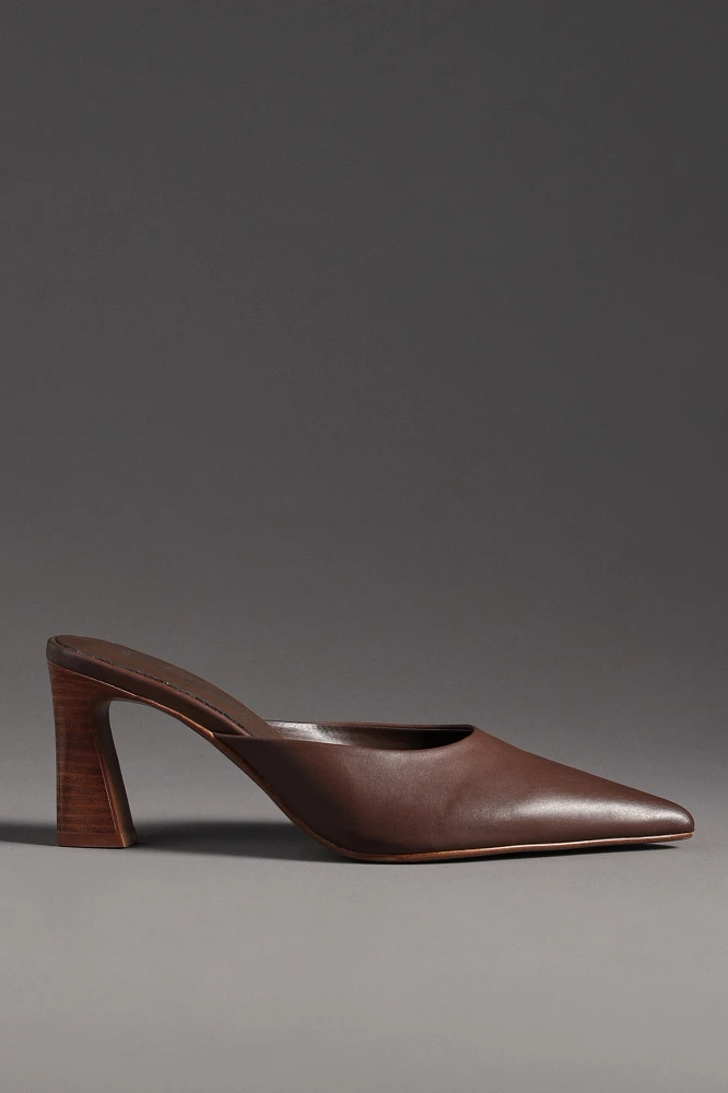 Jeffrey Campbell Unamused Pointed-Toe Heeled Mules