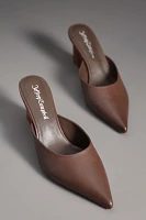 Jeffrey Campbell Unamused Pointed-Toe Heeled Mules