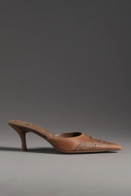 Jeffrey Campbell Head-West Pointed-Toe Heeled Mules