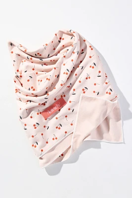 KITSCH Cherry Print Extra Large Hair Towel Wrap