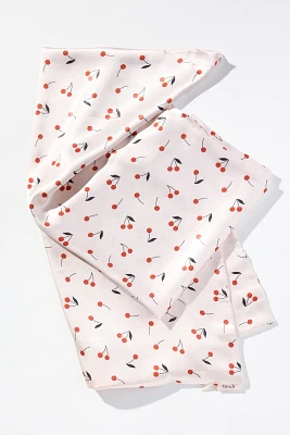 KITSCH Cherry Print Satin King Pillowcase