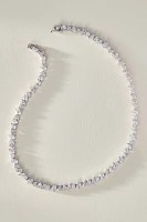 Shashi Pear Diamond Tennis Necklace