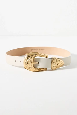 Streets Ahead Big Buckle Western Belt