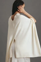 Lightweight Asymmetric Knit Poncho