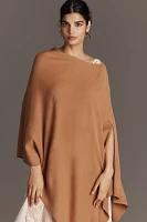 Lightweight Asymmetric Knit Poncho