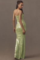 Dress the Population Giovanna Sleeveless Sequin Mermaid Maxi